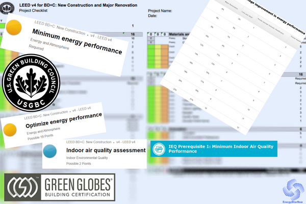 Services - LEED Energy forms, Green Globes Energy forms